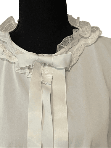 VTG 60’s The Stella Fagim Laced Bed Jacket Lingerie - Thumbnail 2