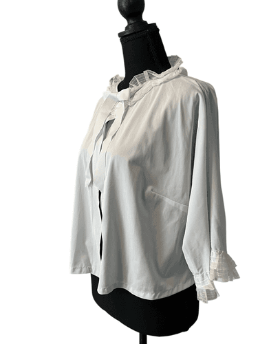 VTG 60’s The Stella Fagim Laced Bed Jacket Lingerie - Thumbnail 4
