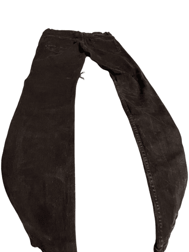 FWRD Denim Washed Up Men’s Jet Black Distressed Slim Fit Jeans - Thumbnail 6