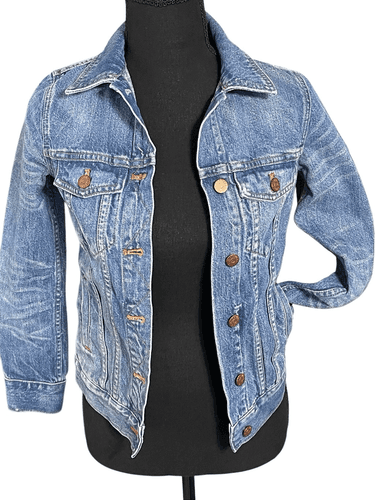 Madewell The Jean Jacket” Classic Trucker Style Denim Jacket - Thumbnail 2