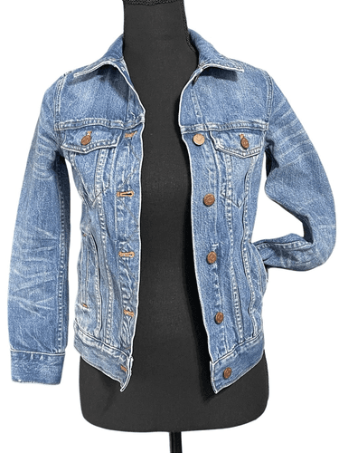 Madewell The Jean Jacket” Classic Trucker Style Denim Jacket - Image 1