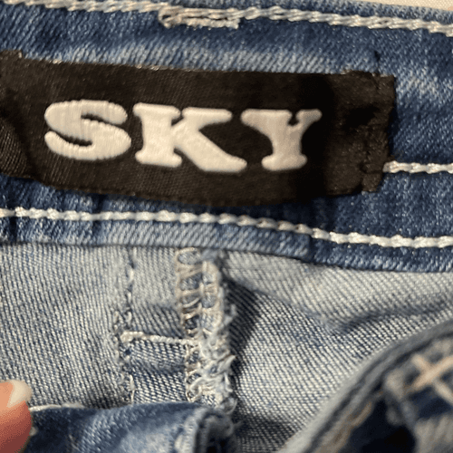 SKY Ladie’s Classic Pocket Bling Bootcut Jeans - Thumbnail 10