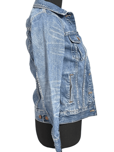 Madewell The Jean Jacket” Classic Trucker Style Denim Jacket - Thumbnail 3
