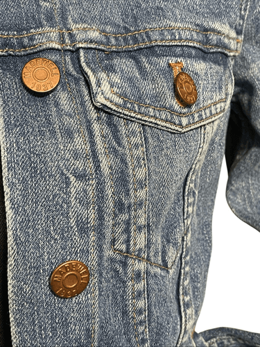 Madewell The Jean Jacket” Classic Trucker Style Denim Jacket - Thumbnail 7