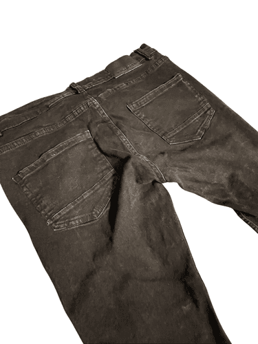 FWRD Denim Washed Up Men’s Jet Black Distressed Slim Fit Jeans - Thumbnail 8
