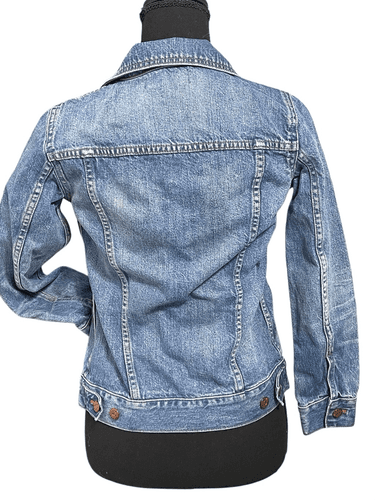 Madewell The Jean Jacket” Classic Trucker Style Denim Jacket - Thumbnail 5