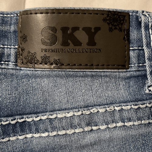 SKY Ladie’s Classic Pocket Bling Bootcut Jeans - Thumbnail 5