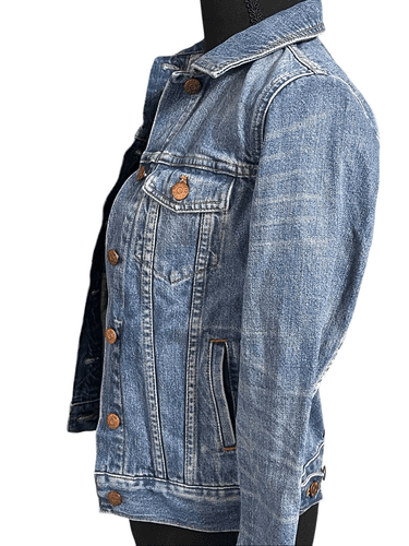 Madewell The Jean Jacket” Classic Trucker Style Denim Jacket - Thumbnail 6
