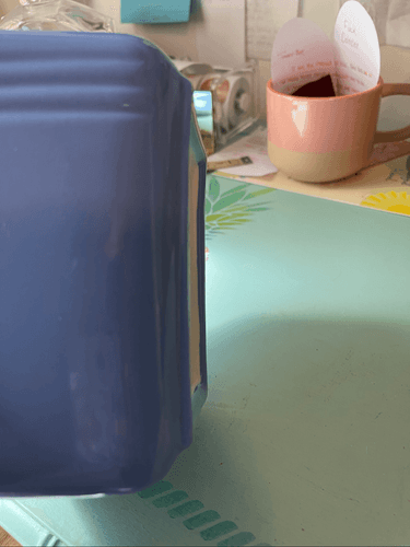 Hall Westinghouse Vintage Refrigerator Dish Delphinium Blue W/Lid 6x4x4 - Thumbnail 12