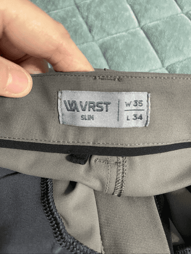 VRST Men's Earl Gray Limitless 4-Way Stretch 5 Pocket Athletic Fit Pants - Thumbnail 7