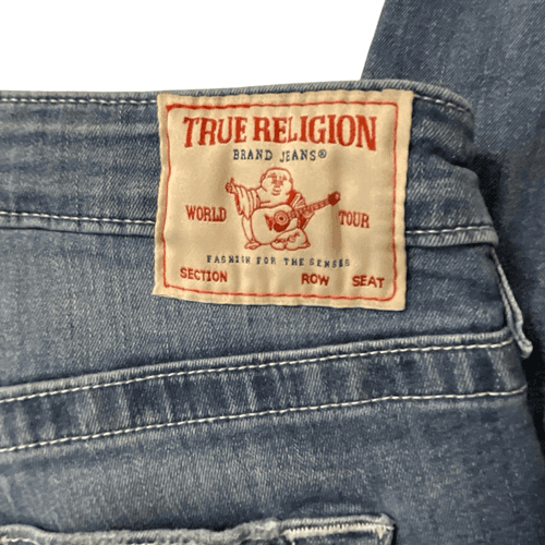 True Religion Jennie Mid-Rise Super Skinny Jeans - Thumbnail 4