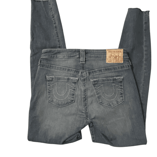 True Religion Jennie Mid-Rise Super Skinny Jeans - Thumbnail 7