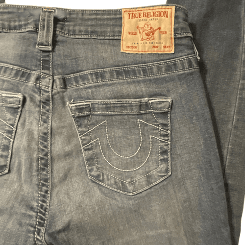True Religion Jennie Mid-Rise Super Skinny Jeans - Thumbnail 5