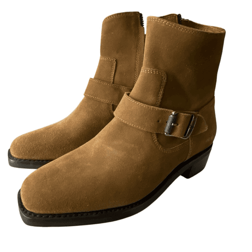 Frye Hannah Engineer Short Boot Women’s Sueded Boot - Thumbnail 2