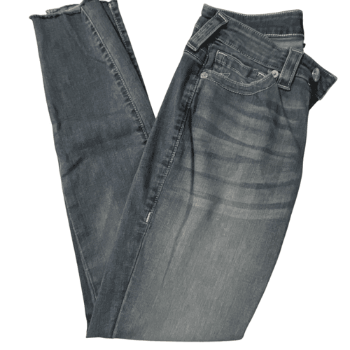 True Religion Jennie Mid-Rise Super Skinny Jeans - Thumbnail 6