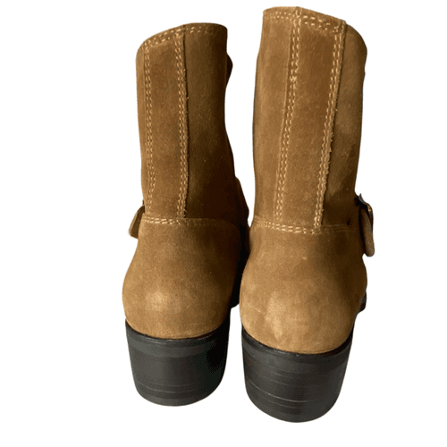 Frye Hannah Engineer Short Boot Women’s Sueded Boot - Thumbnail 4