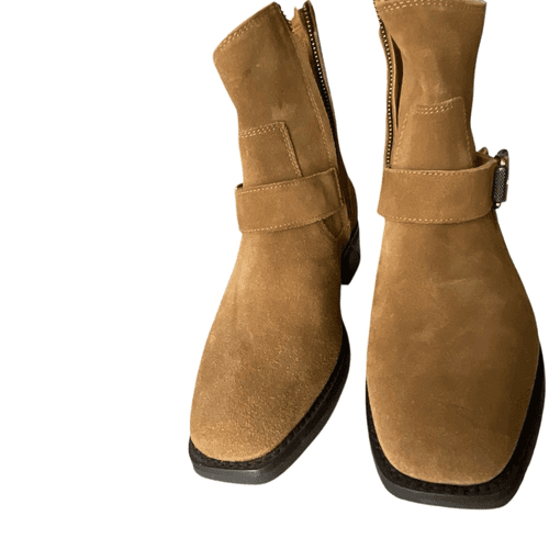 Frye Hannah Engineer Short Boot Women’s Sueded Boot - Thumbnail 3