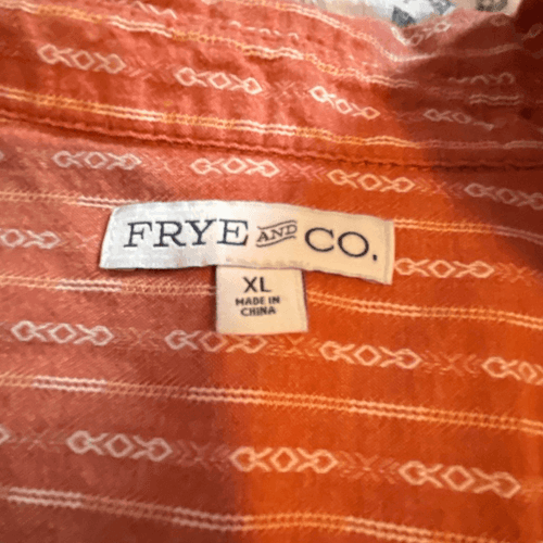 Frye And Co Men’s S/S Button Down Casual Western/Cowboy Shirt - Thumbnail 7