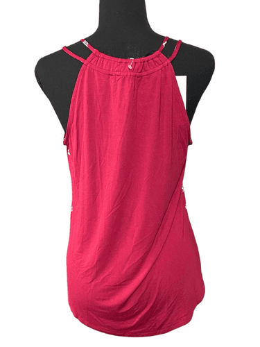 41 Hawthorn Women’s Red Floral Double Strap Sleeveless Blouse/Top/Shirt - Thumbnail 6