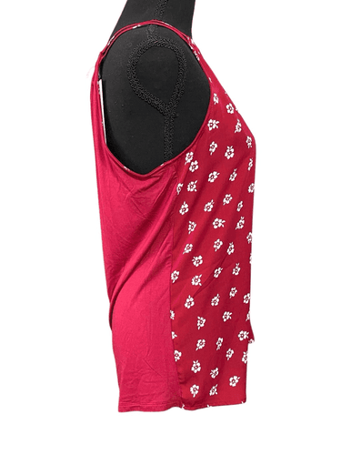 41 Hawthorn Women’s Red Floral Double Strap Sleeveless Blouse/Top/Shirt - Thumbnail 5