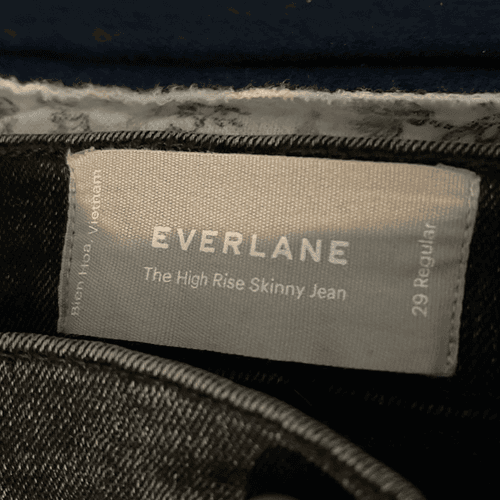 Everlane Black Premium High Rise Skinny Jeans - Thumbnail 9