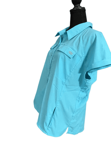 Reel Legends Mariners Women’s Cap Sleeve Fishing Shirt/Top - Thumbnail 4