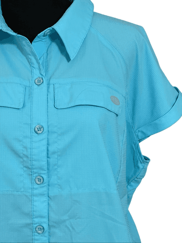 Reel Legends Mariners Women’s Cap Sleeve Fishing Shirt/Top - Thumbnail 3