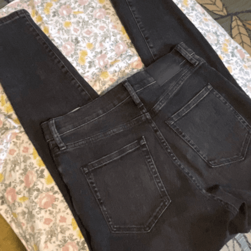 Everlane Black Premium High Rise Skinny Jeans - Thumbnail 7