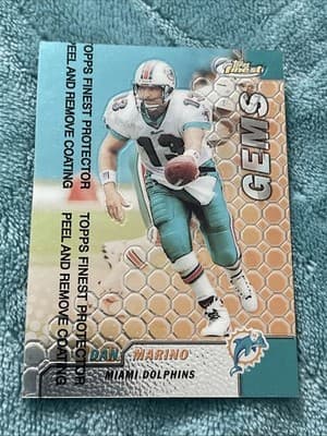 1999 Topps Finest - Gems Dan Marino #128 - Thumbnail 4