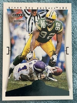 1997 Score Team Collection - Green Bay Packers Reggie White #6 - Thumbnail 4