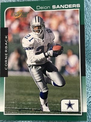 2000 Score - Deion Sanders #220 Scorecard /2000 - Thumbnail 6