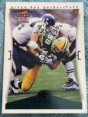 1997 Score Team Collection - Green Bay Packers Mark Chmura #9 - Thumbnail 4