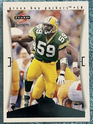 1997 Score Team Collection - Green Bay Packers Wayne Simmons #10 - Thumbnail 4