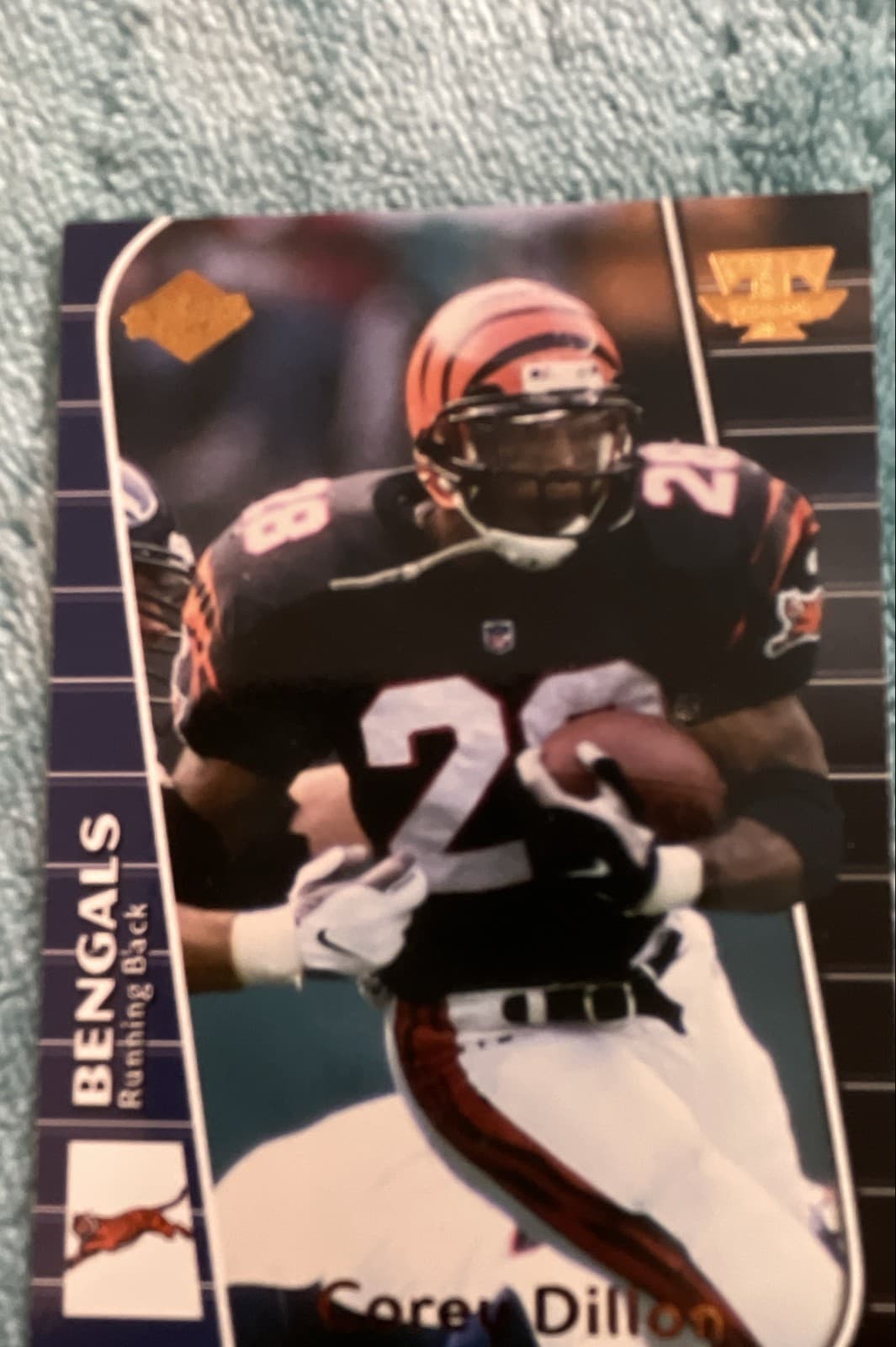1999 Collector's Edge Triumph - Corey Dillon #T4 Galvanized /500 - Image 1