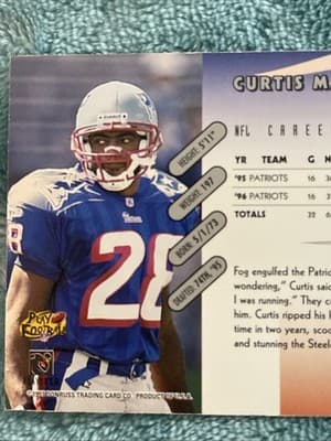 1997 Donruss - Curtis Martin #7 - Thumbnail 4