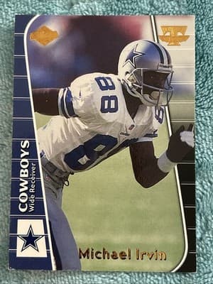 1999 Collector's Edge Triumph - Michael Irvin #T39 - Thumbnail 4