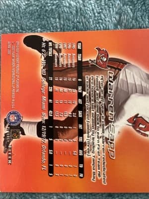 2000 Fleer Ultra - Warren Sapp #18 - Thumbnail 5