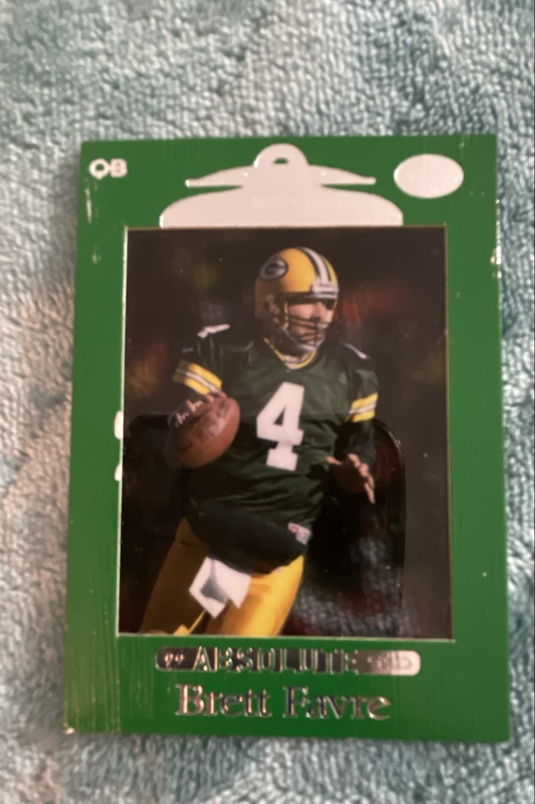 1999 Playoff Absolute SSD - Brett Favre #42 Green Border - Image 1