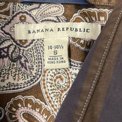 banana republic shirt men small - Thumbnail 9
