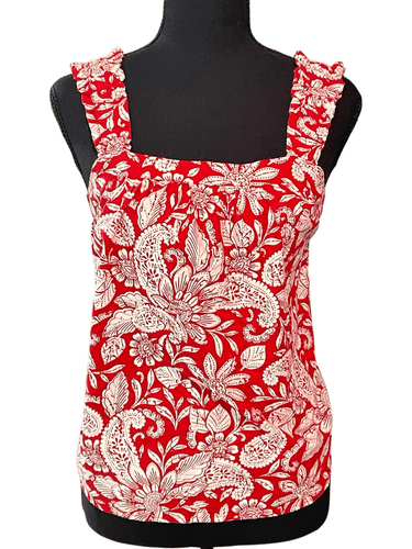 Loft Women’s Flowered Halter Tank Top - Image 1