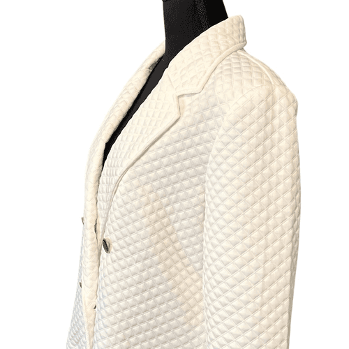 SOHO Apparel Ltd. Women’s L/S Waffled Double Breast Coat/Jacket - Thumbnail 4