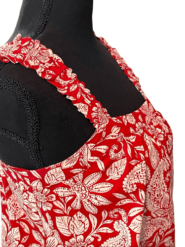 Loft Women’s Flowered Halter Tank Top - Thumbnail 10