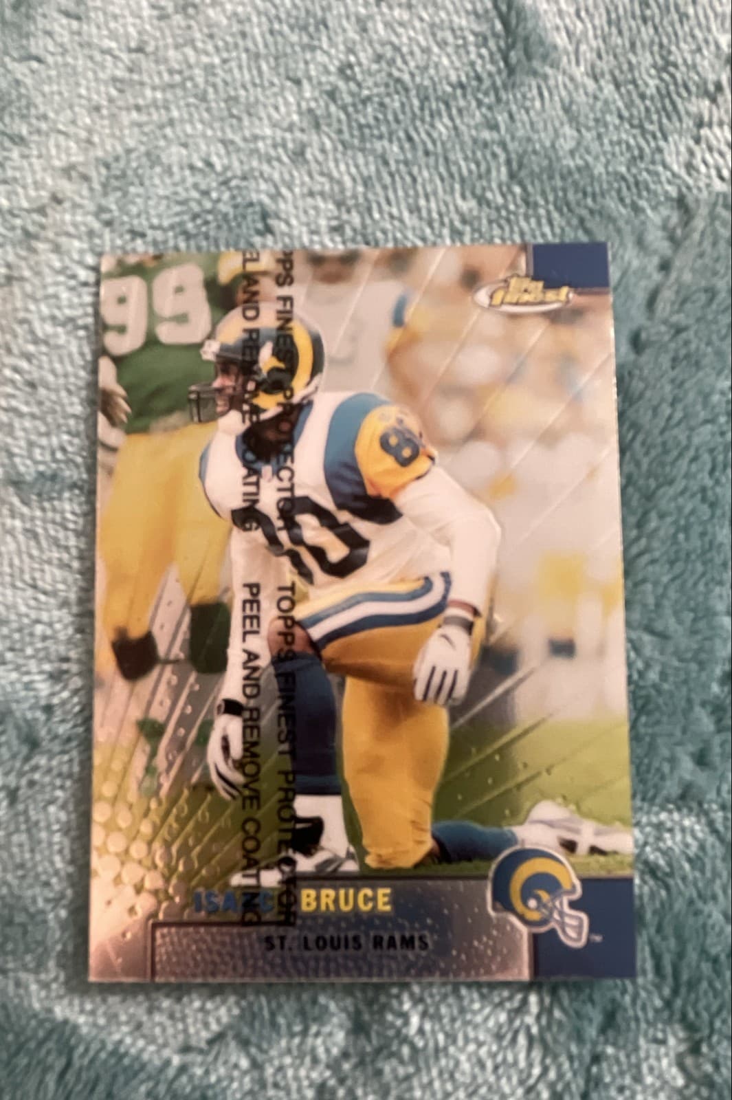 1999 Topps Finest - Isaac Bruce #43 Refractor - Image 1