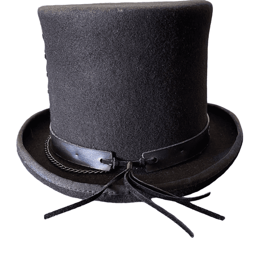 Conner Steam Punk Wool Felt Hat - Thumbnail 5