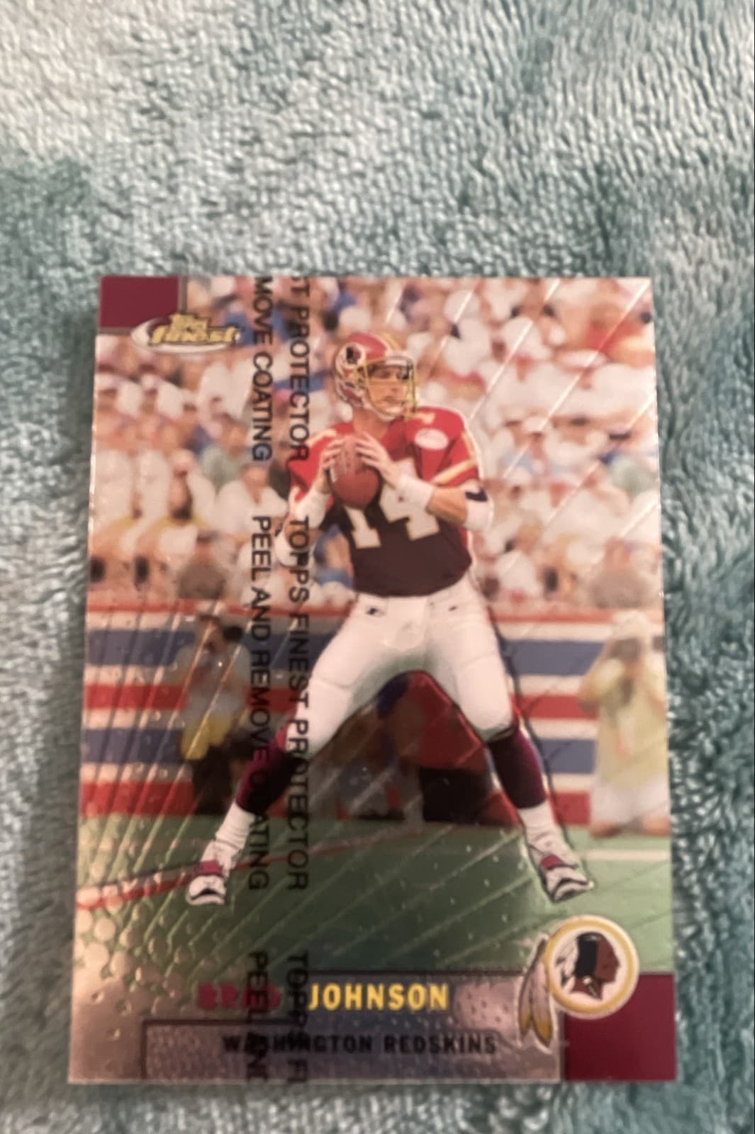 1999 Topps Finest - Brad Johnson #17 - Image 1