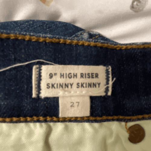 Madewell was 9” High Riser Skinny Skinny Women’s Jeans - Thumbnail 8