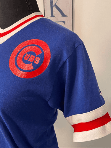 Cubs Vintage Russell Athletic Baseball Jersey - Thumbnail 3