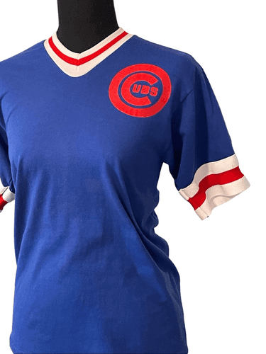 Cubs Vintage Russell Athletic Baseball Jersey - Thumbnail 4