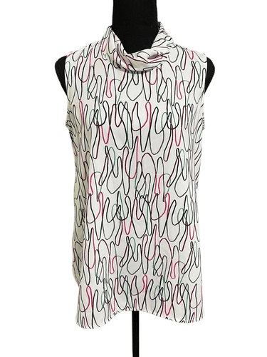 M.M. Lafleur Women’s The Lise Top Freeform Multi Sleeveless Top size Small Front - Thumbnail 3
