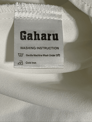 Gaharu Women’s V-Neck L/S Chiffon Tunic Roll Over Tab Top/Blouse - Thumbnail 11